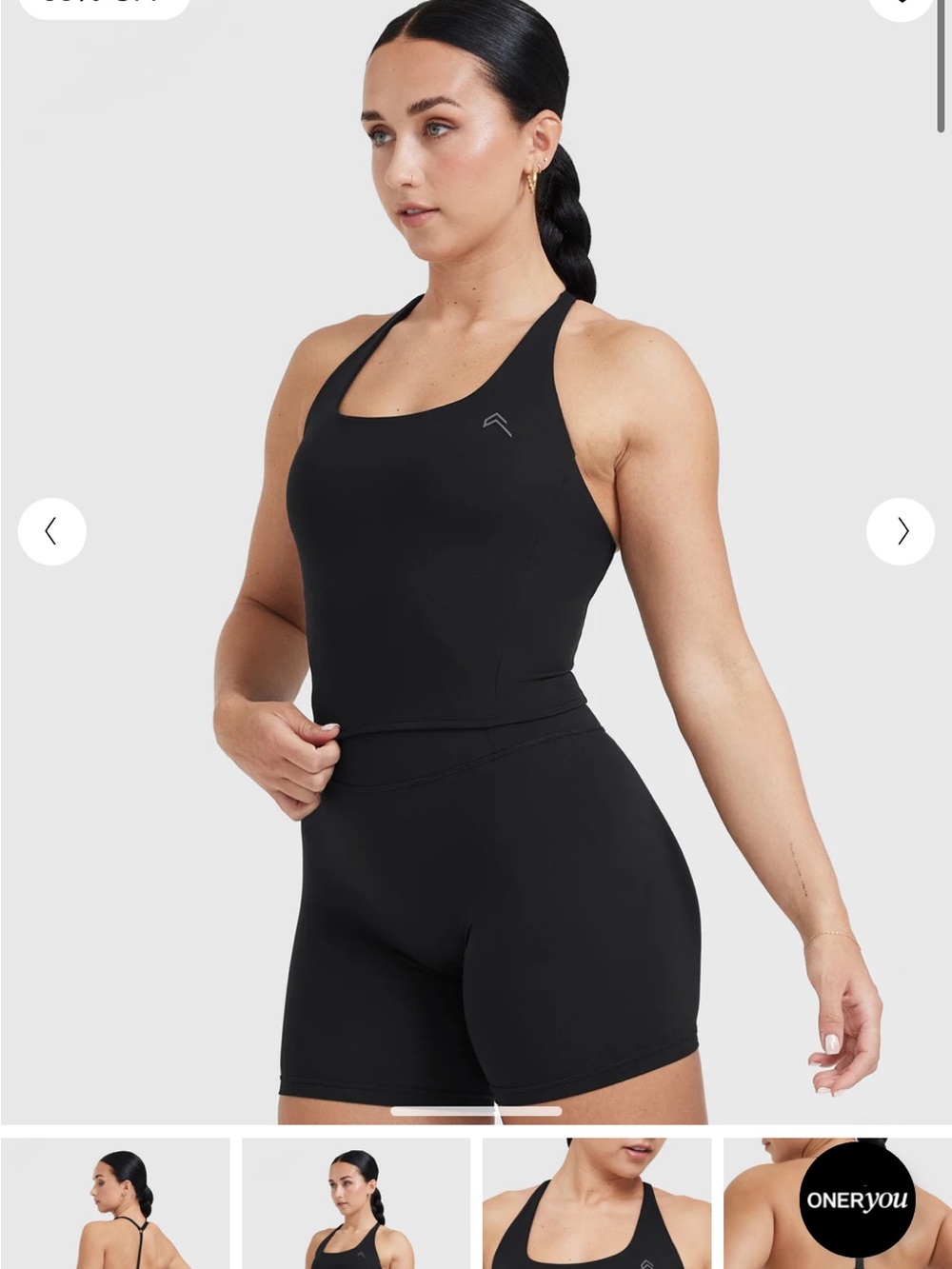 Oner Active Black Timeless Tank Top